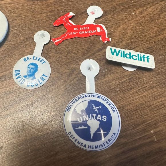 Vintage Collection 50s-80s Political Buttons Pinback Lot (set of 16) - Picture 4 of 11